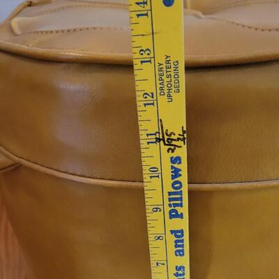 Lot 16: Mid Century Modern Yellow Foot Stool