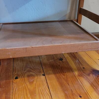 Lot 17: Mid Century Modern Teak Rolling Cart - Made in Thailand 