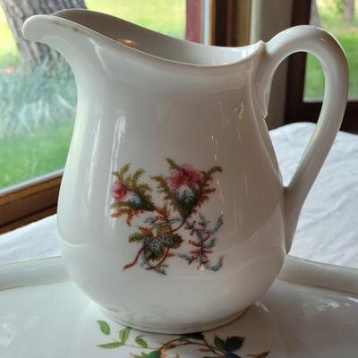 Lot 26: Haviland Limoges Pitcher and Platter 