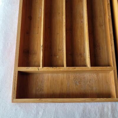 Lot 32: (2) Kitchen Utensils Organizers