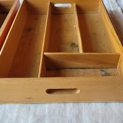Lot 32: (2) Kitchen Utensils Organizers
