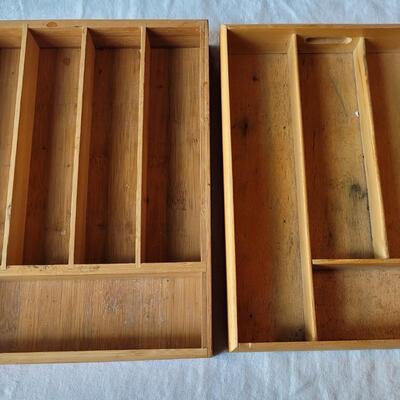 Lot 32: (2) Kitchen Utensils Organizers