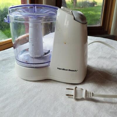 Lot 34: Hamilton Beach Food Chopper