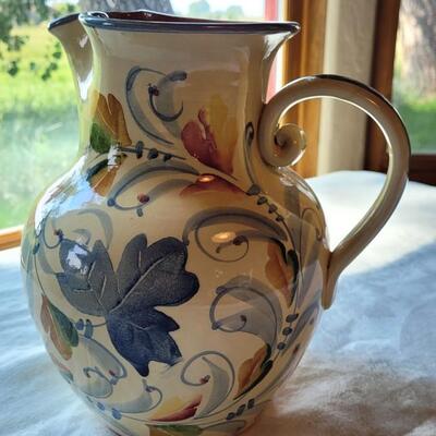 Lot 37: Crate & Barrel Pitcher