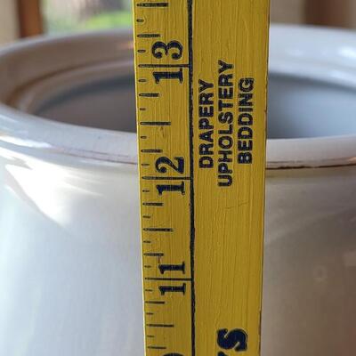 Lot 39: Antique Iron Stone Knowles, Taylor & Knowles Slop Jar 