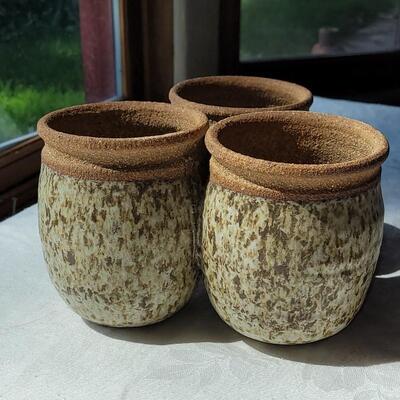 Lot 44:  Ceramic Triple Pot Vessel 