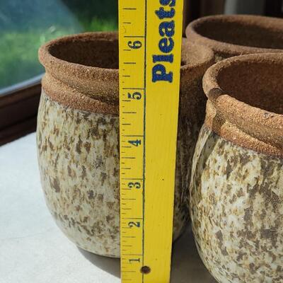 Lot 44:  Ceramic Triple Pot Vessel 