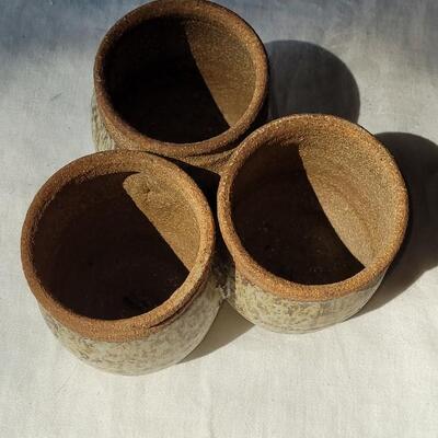 Lot 44:  Ceramic Triple Pot Vessel 