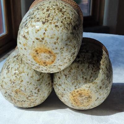 Lot 44:  Ceramic Triple Pot Vessel 