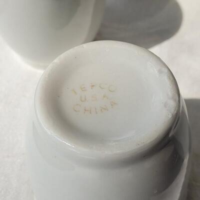 Lot 47: (6) Vintage Tepco Cups WW2 Navy Handwarmer Cups