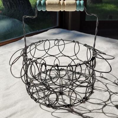 Lot 57: Antique Egg Baskets (2)