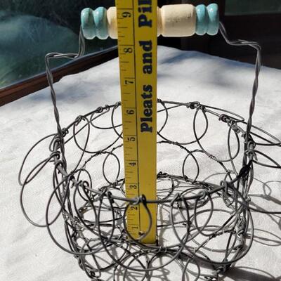 Lot 57: Antique Egg Baskets (2)