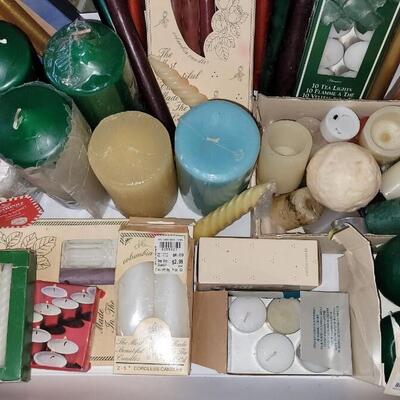Lot 58: Large Candle Lot