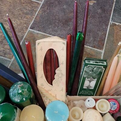 Lot 58: Large Candle Lot