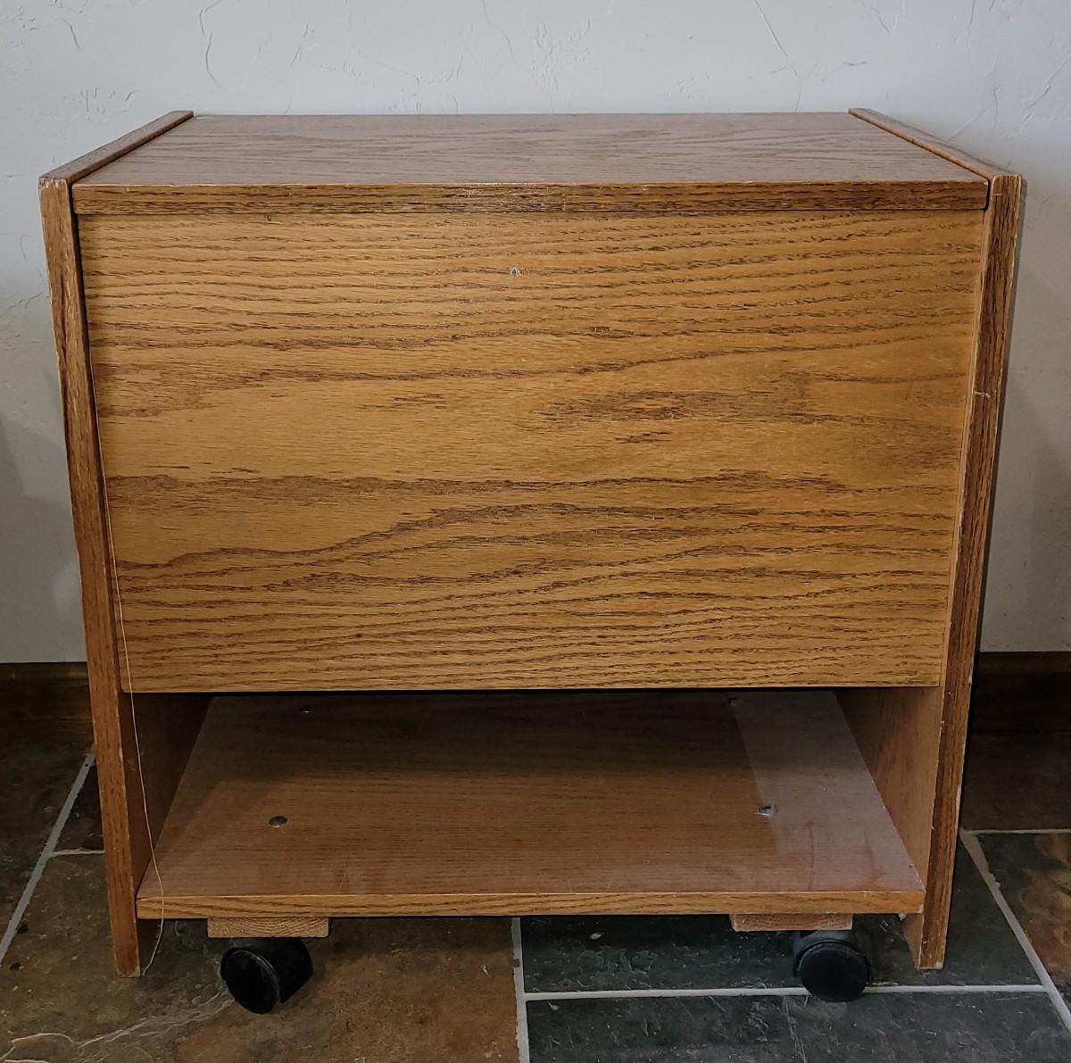 Lot 61 Flip Top File on Casters