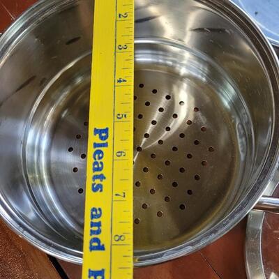 Lot 70: (2) Pan & Strainer