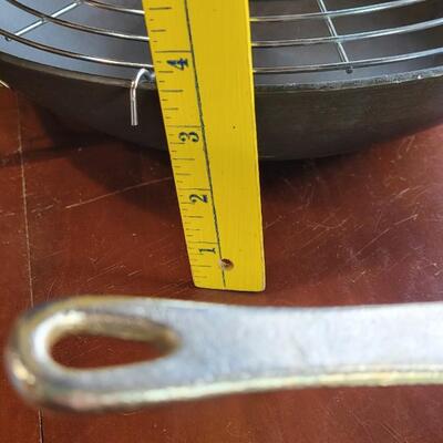 Lot 71: Wok with Rack and Small Wok Style Pan