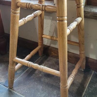 Lot 79: Wood Stool