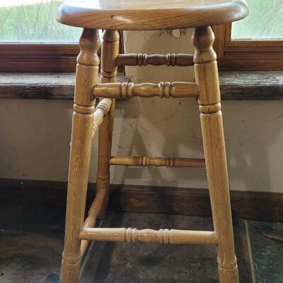 Lot 79: Wood Stool