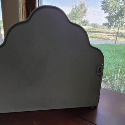 Lot 92: Powder Gray Metal Mail Container 