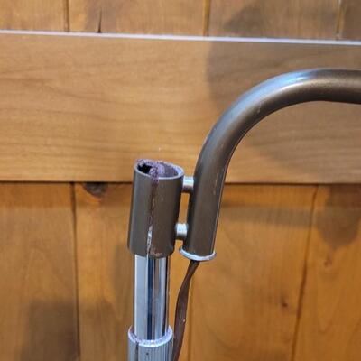 Lot 100: Antique 3 Stars Floor Lamp (has been spliced with a different plug) Works!
