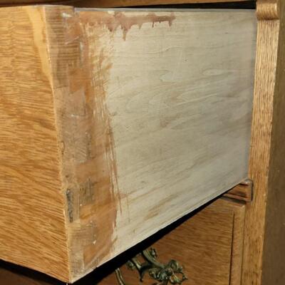Lot 103: Antique Secretary Side by Side Cabinet
