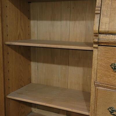 Lot 103: Antique Secretary Side by Side Cabinet