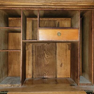 Lot 103: Antique Secretary Side by Side Cabinet