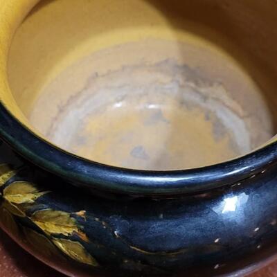 Lot 104: Antique Weller Louwelsa Pansies Pottery 