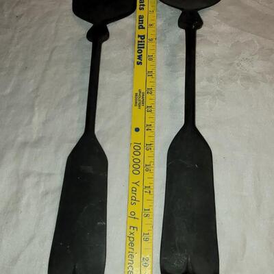 Lot 111: Vintage Black DDC Fork & Spoon