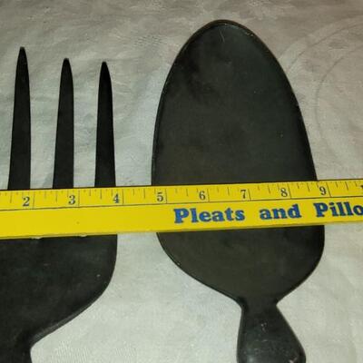 Lot 111: Vintage Black DDC Fork & Spoon