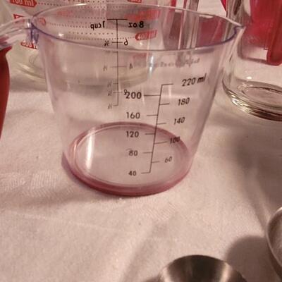 Lot 112: Baking Measuring Cups & Spoons