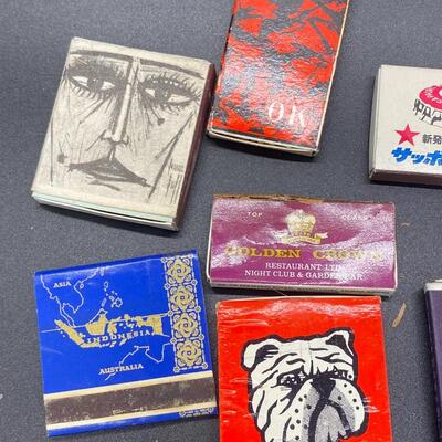 Lot of Vintage Japanese Match Books Boxes Souvenir Travel Keepsakes