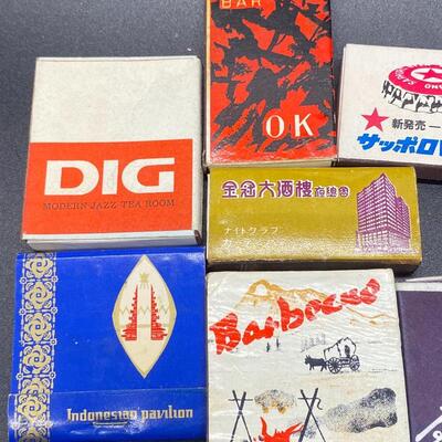 Lot of Vintage Japanese Match Books Boxes Souvenir Travel Keepsakes