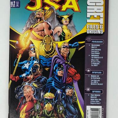 DC, JSA Secret Files origins, no 2