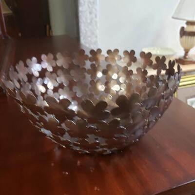 Metal Brown Bowl