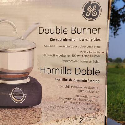 Lot 148: New GE Double Burner 