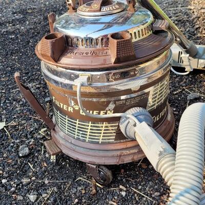 Lot 168: Vintage Filter Queen Vacuum w/ Princess II Attachment