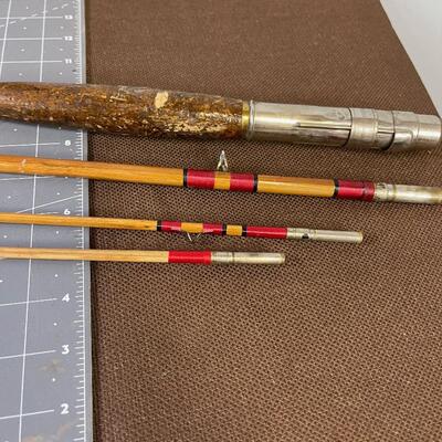 #314 JM Carter Bamboo Fly Rod With Extra Tip