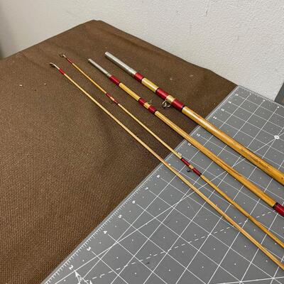 #314 JM Carter Bamboo Fly Rod With Extra Tip