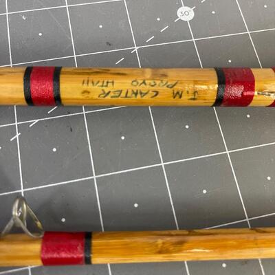 #314 JM Carter Bamboo Fly Rod With Extra Tip