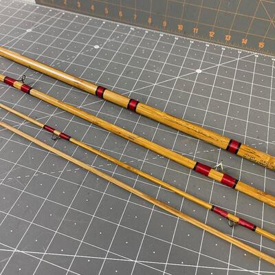 #314 JM Carter Bamboo Fly Rod With Extra Tip