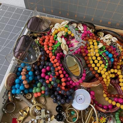 #331 Jewelry Pile; Vintage and Costume 