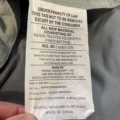 #344 Beautiful Comforter, Turquoise King 