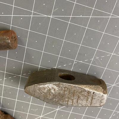 #352 (3) Hammer Heads: 2 Ballpen and a sledge