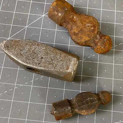 #352 (3) Hammer Heads: 2 Ballpen and a sledge