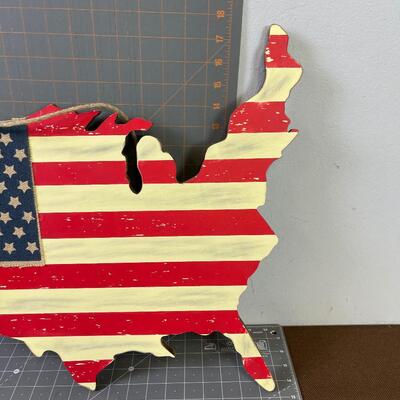 #360 American Flag USA Wall Hanging