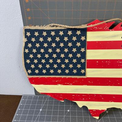 #360 American Flag USA Wall Hanging