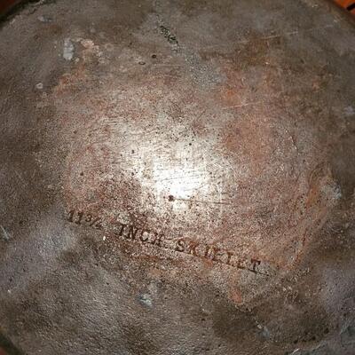 Lot 179: (2) Cast Iron Skillets  #8 no name & #10 Griswold