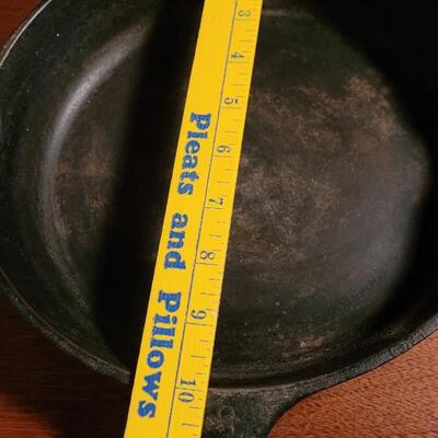 Lot 181: (2) Cast Iron Skillets - Both made in the USA - one marked #8 